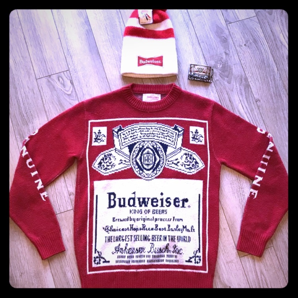 Lot of 3 authentic vintage genuine Budweiser Items