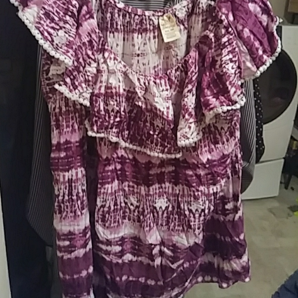 Cold sholders top faded glory 20 w nwot