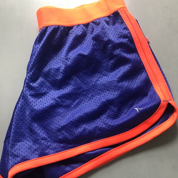 Danskin Athletic Shorts {Size M} NWT Purple Mesh - Picture 3 of 4