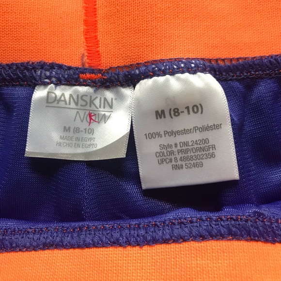 Danskin Athletic Shorts {Size M} NWT Purple Mesh - Picture 4 of 4