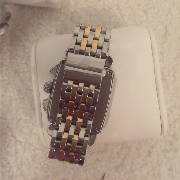 Michele Deco Diamond Diamond Dial Watch main image 8