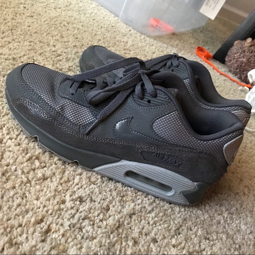 Women’s Nike Air Max 90 Premium in Dark/Wolf Grey