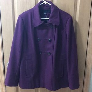 Double breasted pea coat