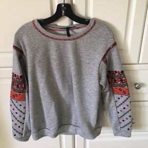 Bcbg max Azria embroidered sweater