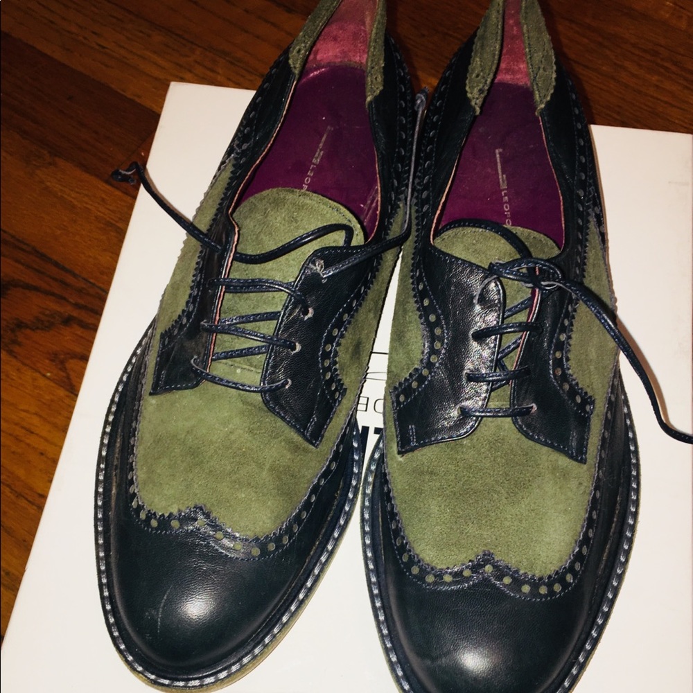 Suede and Leather Oxfords Made In Italy!