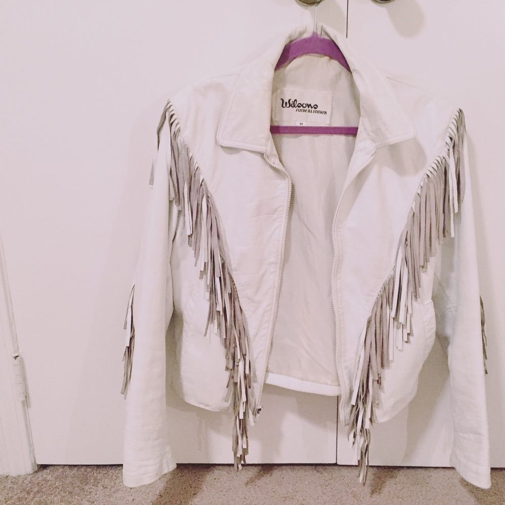 80's Wilsons Leather Moto Jacket