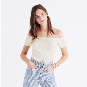Madewell off the shoulder sweater