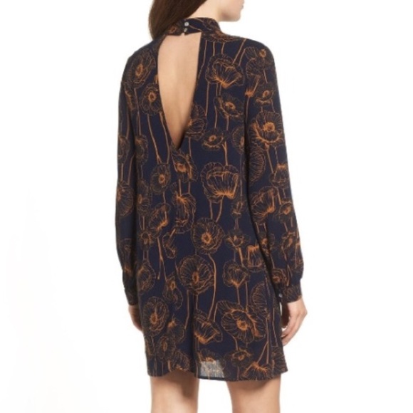 nordstrom // long-sleeve floral dress - Picture 2 of 6