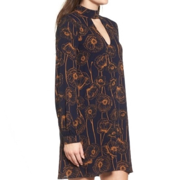 nordstrom // long-sleeve floral dress - Picture 3 of 6