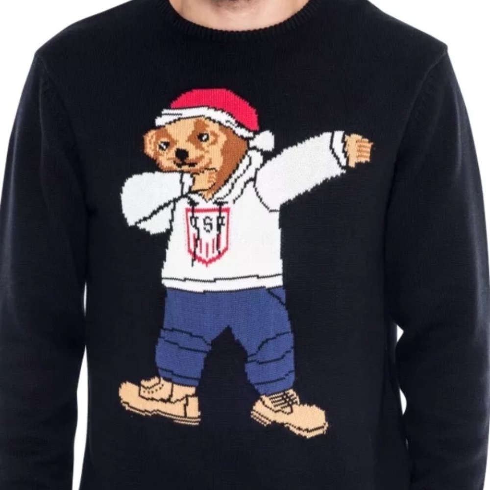 Dabbin USA Bear Knit Sweater, M-XL, NWT!