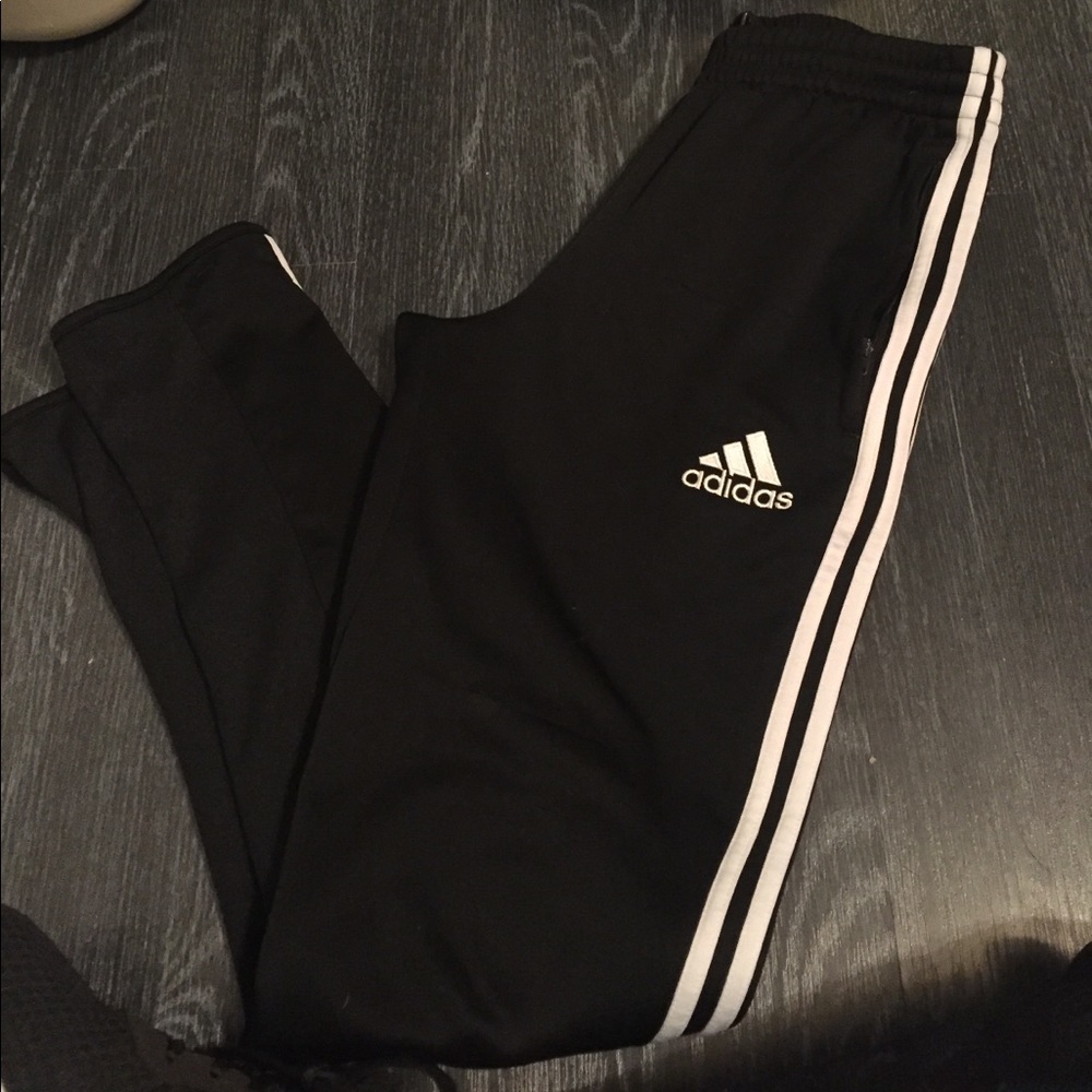 Adidas black sweat pants