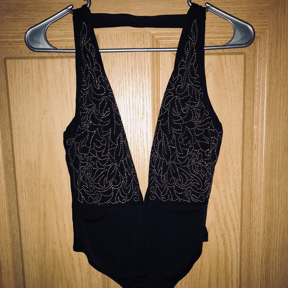 Sexy Deep V Backless Body Suit