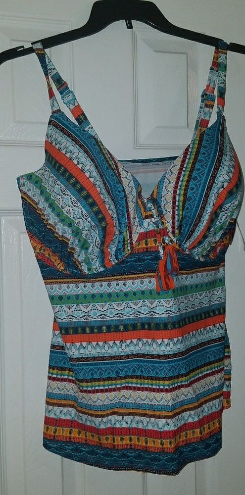 Multi-colored swim tank. With built in nra