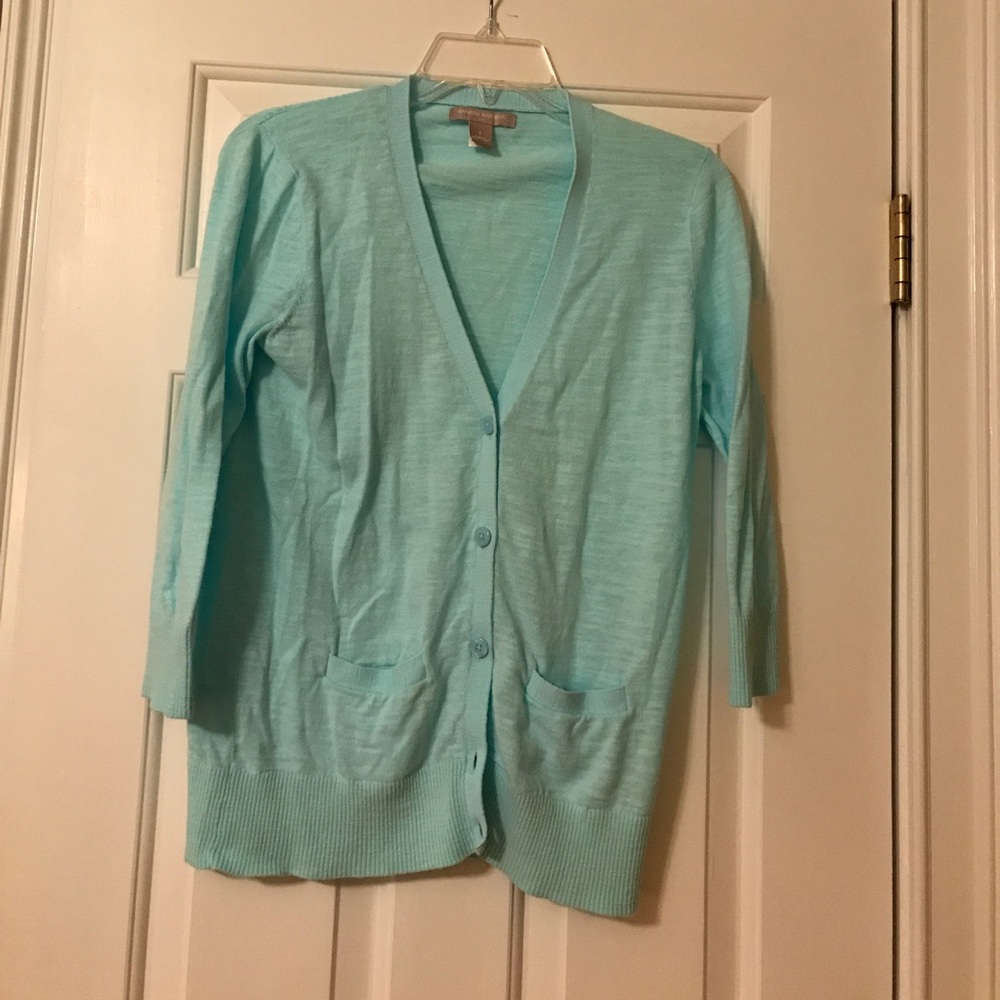 Banana Republic Mint Green Cardigan