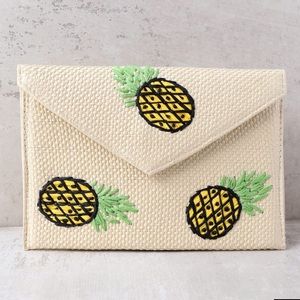 NWOT Pineapple Clutch 🍍