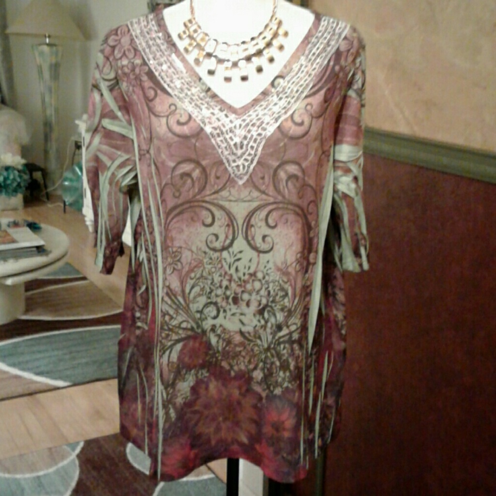 Casual green with bling