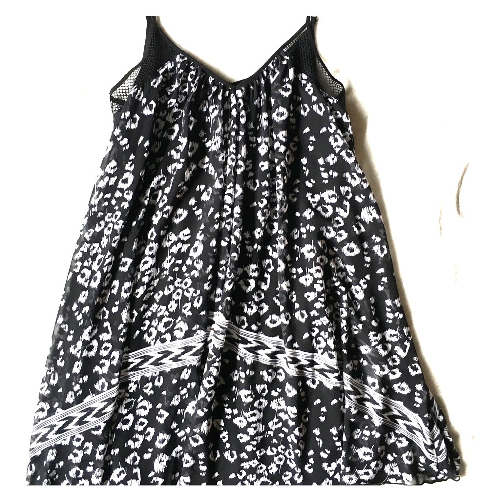 Black and white dress