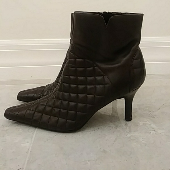 Brown Heeled Boots - Picture 2 of 6