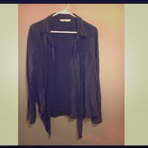 Old Navy Charcoal Grey Top