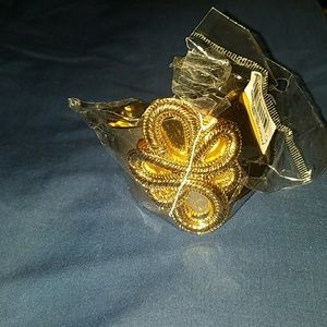 Gold Tone Cuff Bracelet