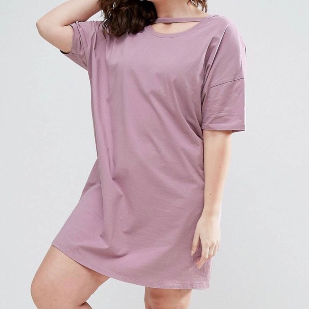 Blush T-shirt dress