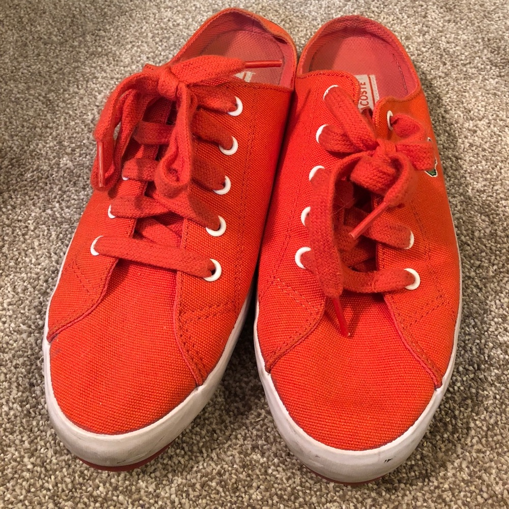 Lacoste slide on tennis shoes