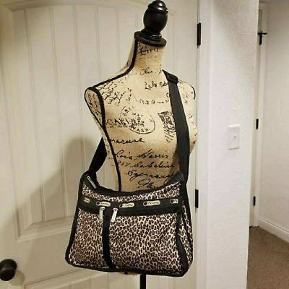 Lesportsac Black and brown Deluxe Everyday Handbag