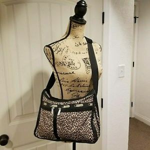 Lesportsac Black and brown Deluxe Everyday Handbag