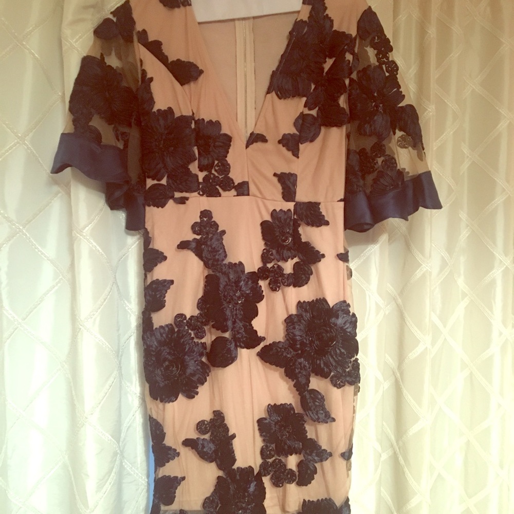 Hello Molly satin embroidered dress