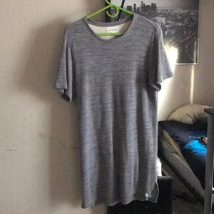 On The Byas get knitted scallop tee.