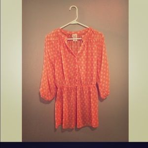 Coral Blouse