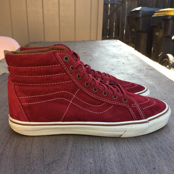 Vans Other - Hightop Vans Red/White