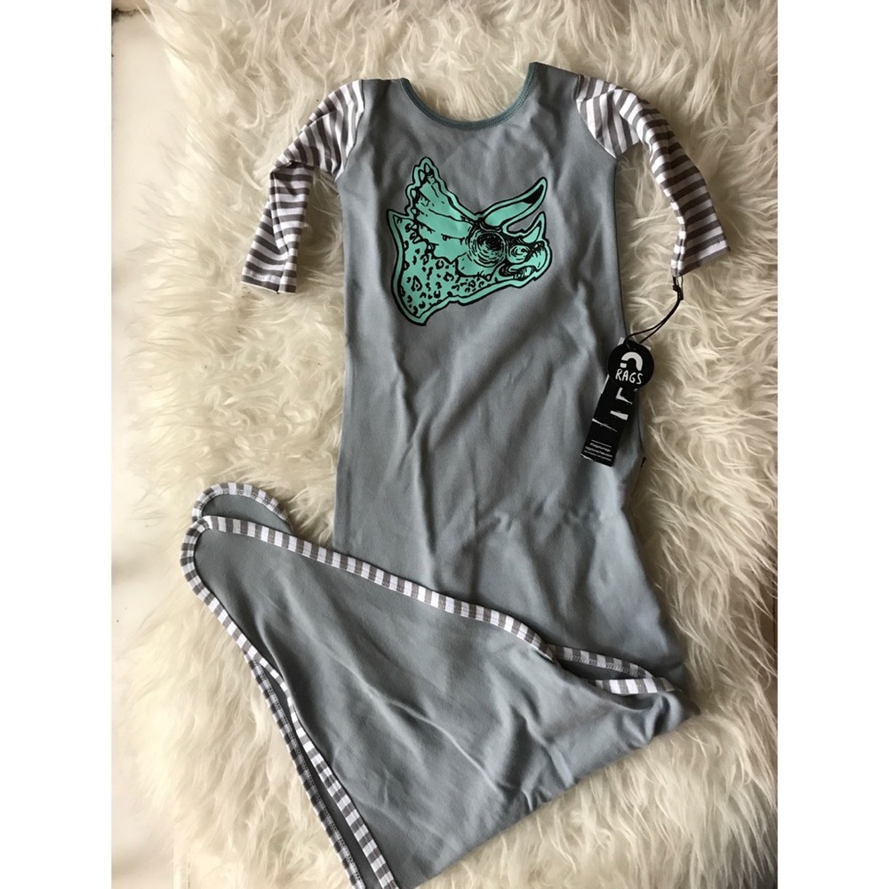 NWT Rags to Raches Dinomite Pouch. Baby Sleep Sack