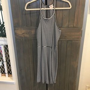 Mossimo Black and White Striped Dress