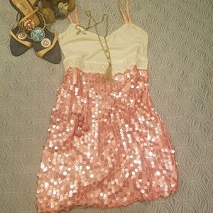 Free people mini sequin dress