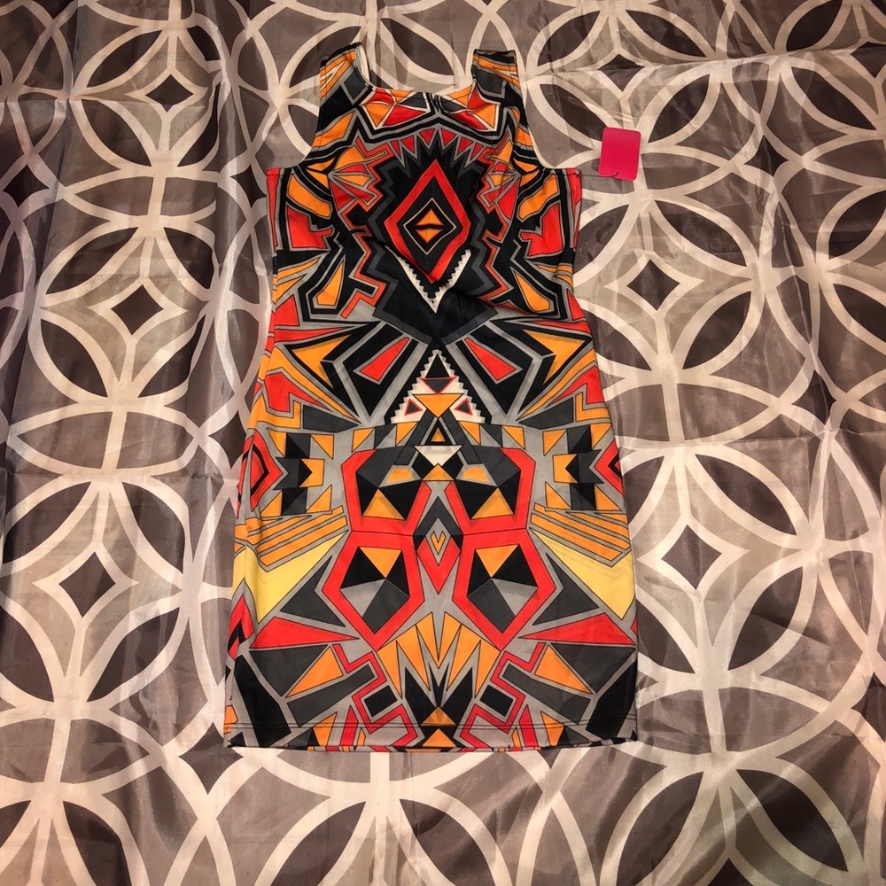 Vintage print dress