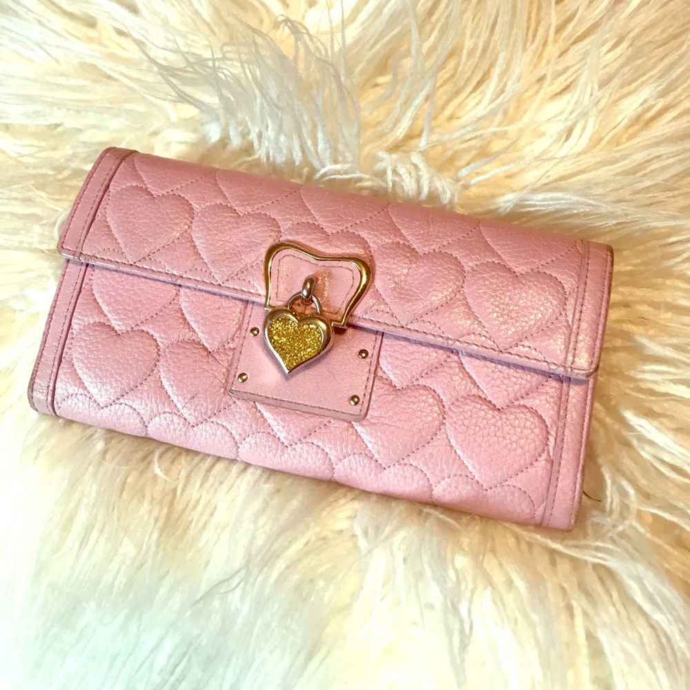 Authentic baby pink LovCat wallet