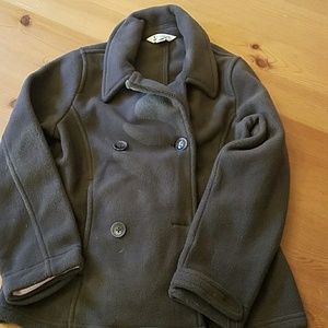 Girls peacoat size Large (6x) dark brown