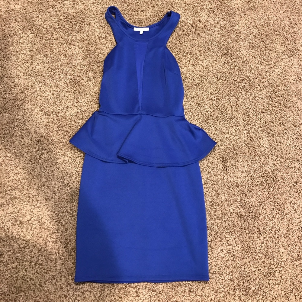 Royal blue dress