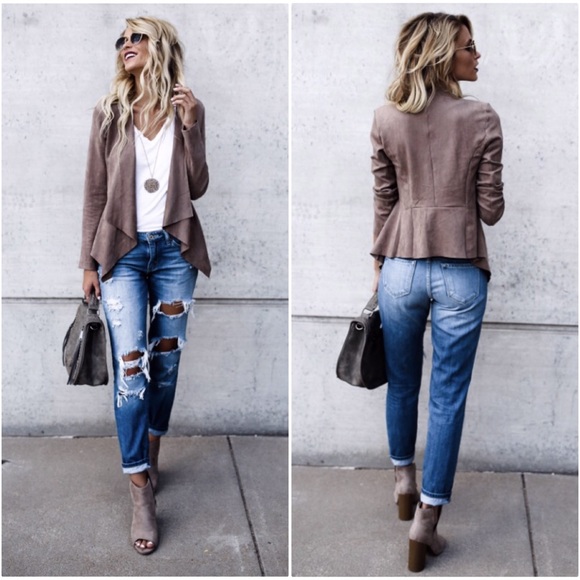 🆕LAST ONE Dylan Latte Vegan Suede Jacket - Picture 4 of 8