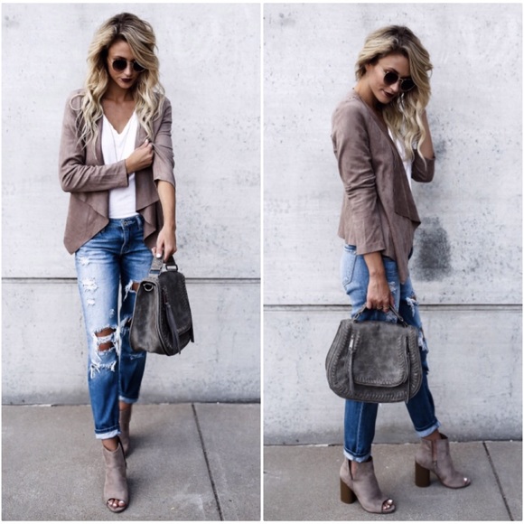 🆕LAST ONE Dylan Latte Vegan Suede Jacket - Picture 5 of 8