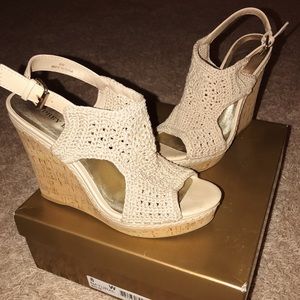 Audrey Brooke Wedges • Size 8