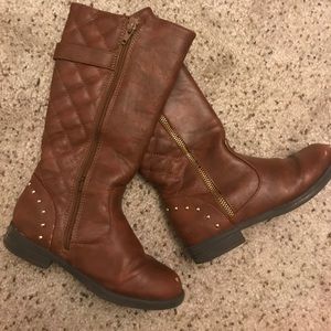 Girls Brown Boots