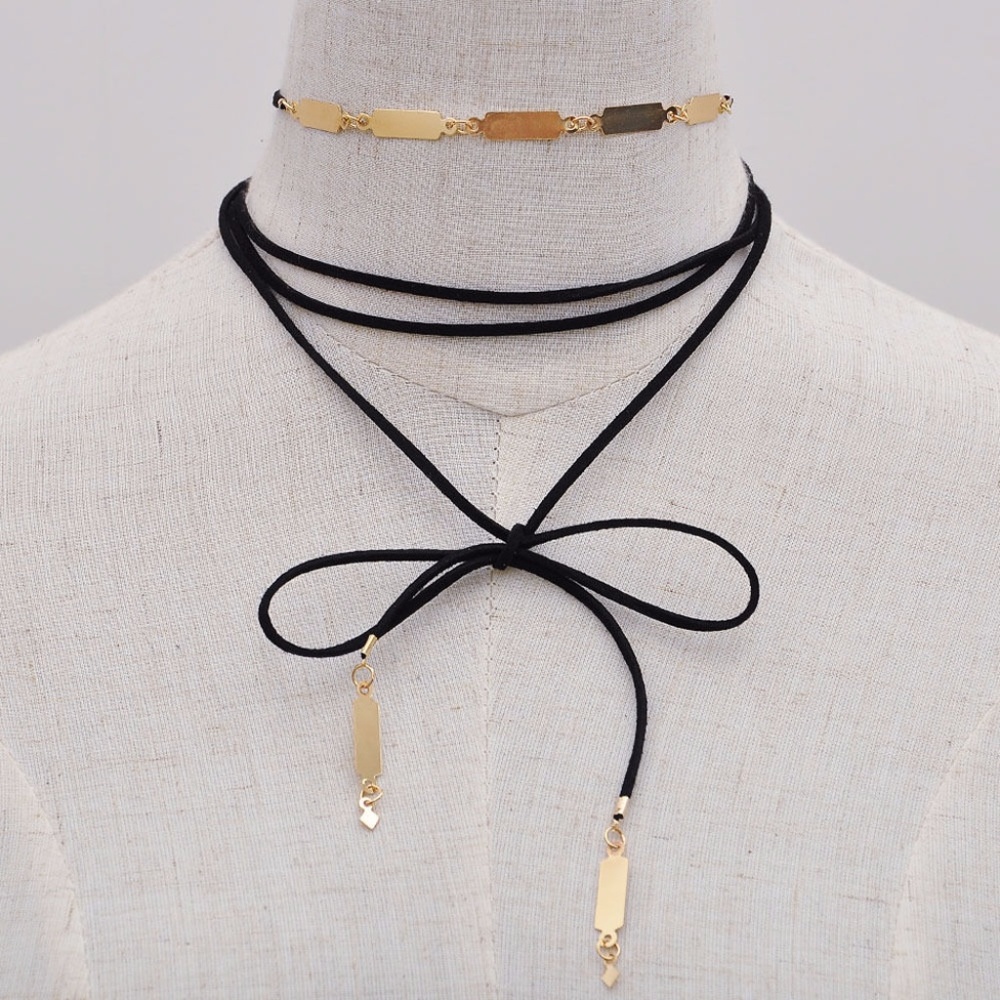 Bohemian Black Velvet Chocker