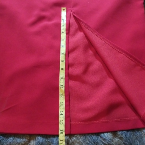 🔥FINAL PRICE Fire Engine Red Jessica Howard Skirt - Picture 4 of 6