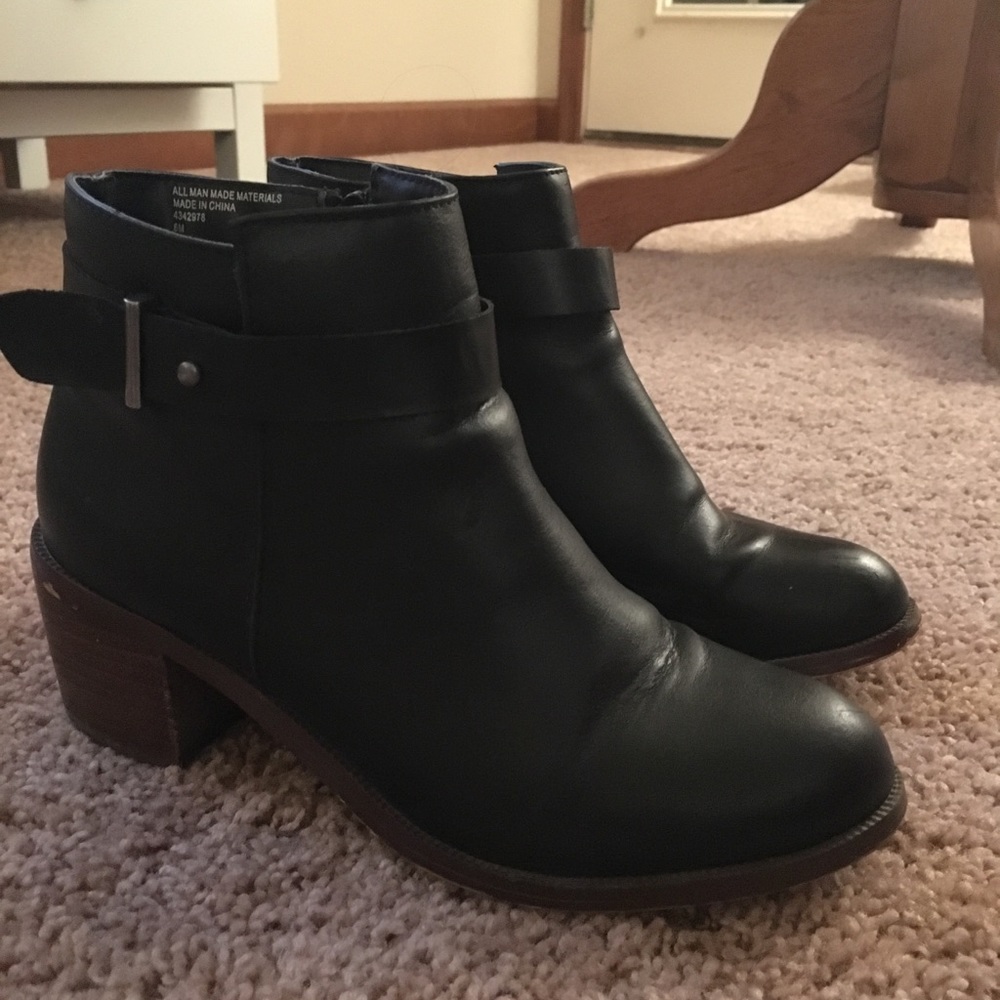 Leather Ankle Booties