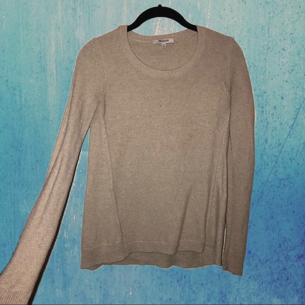 Madewell Oatmeal Riverside Texture Sweater