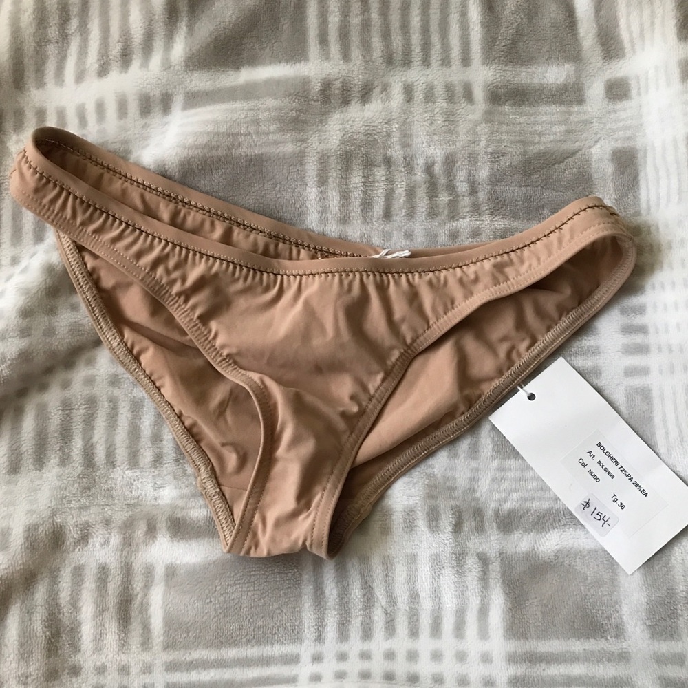 NWT Tooshie Nude Bikini Bottoms Size 36 (Small)