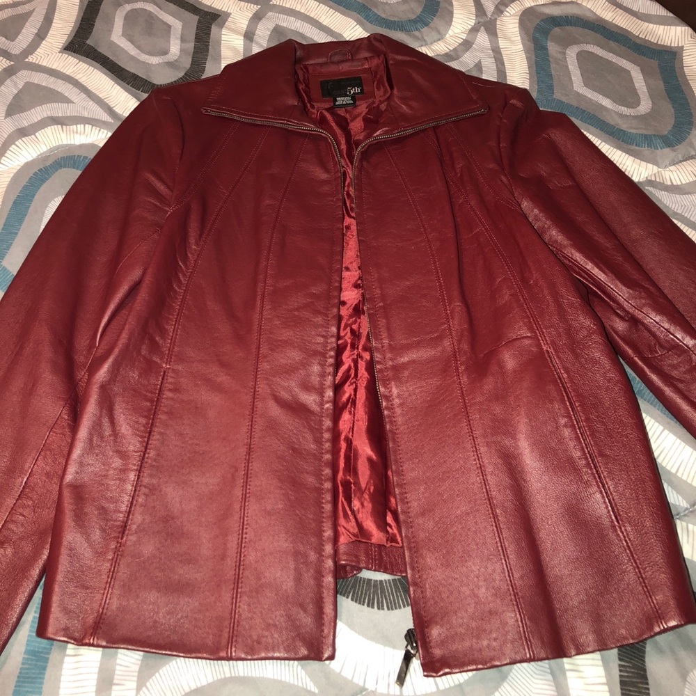 Gen Leather East 5th Jacket (worn once, like new)