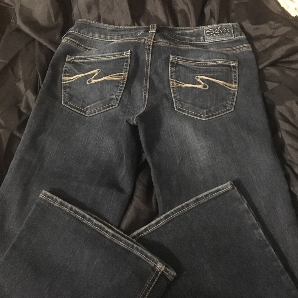 SILVER | DARK COLORED JEANS SZ 27